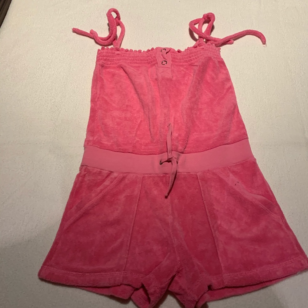 Juicy Couture girl’s terrycloth romper